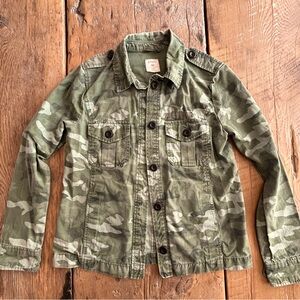Camo Cotton Field Chore Jacket